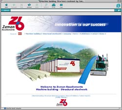 webdesign für Zeman Bauelemente